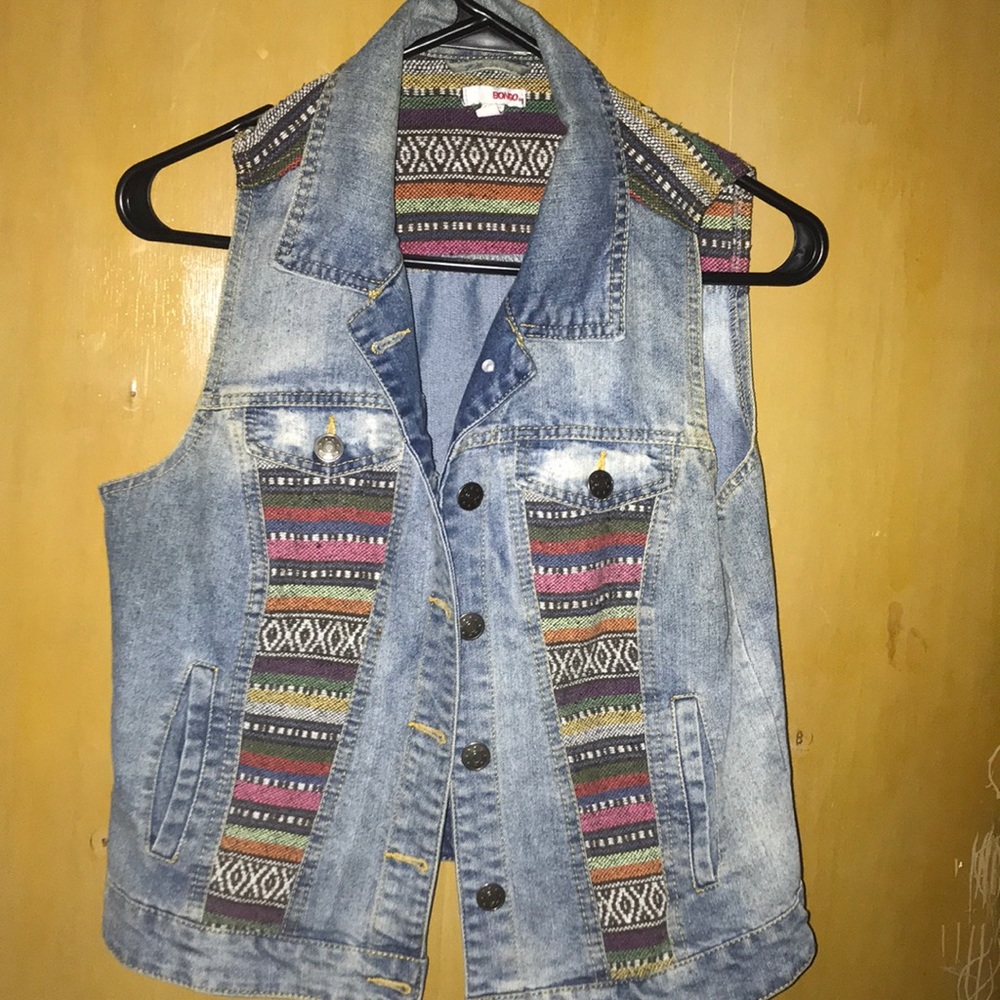 Aztec pattern JeanJacket